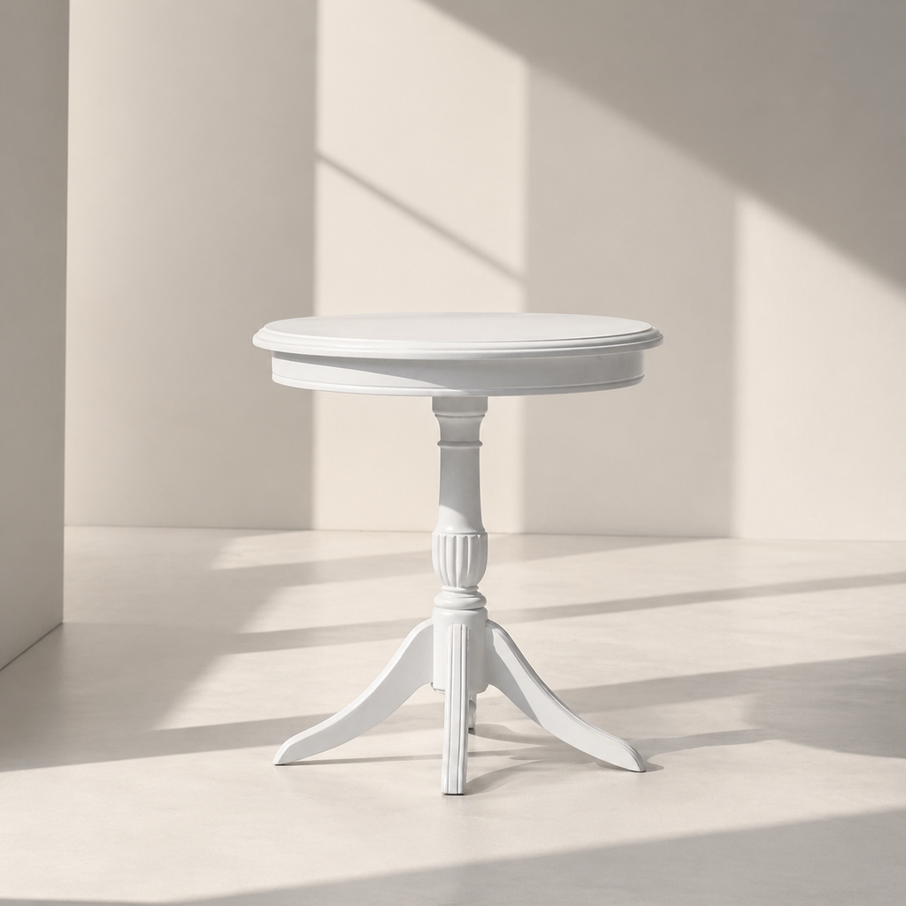 Jaipur White Coffee Table in Teak