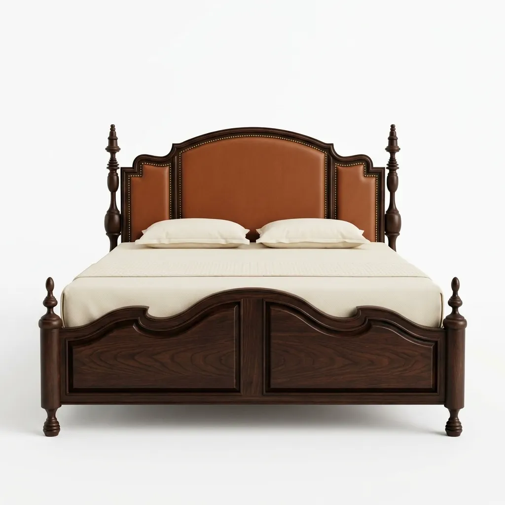 JAIPUR TEAK WOOD BED
