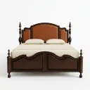 JAIPUR TEAK WOOD BED