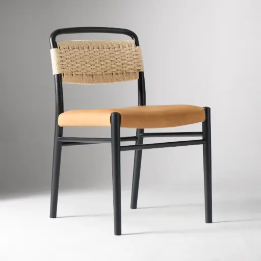 Mamboo Chair- Black